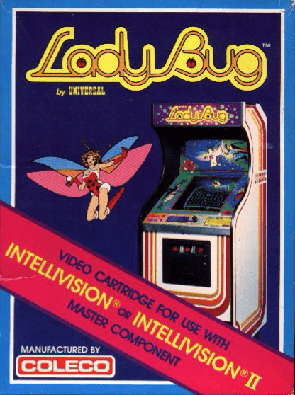 Lady Bug box art for Intellivision